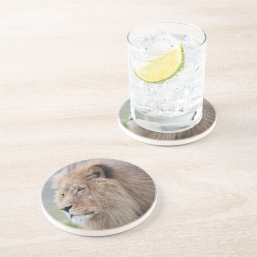 Dessous De Verre En Grès L'Embrace du lion (Côté)