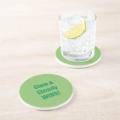 Dessous De Verre En Grès Lent et constant GAGNE ! (Côté)