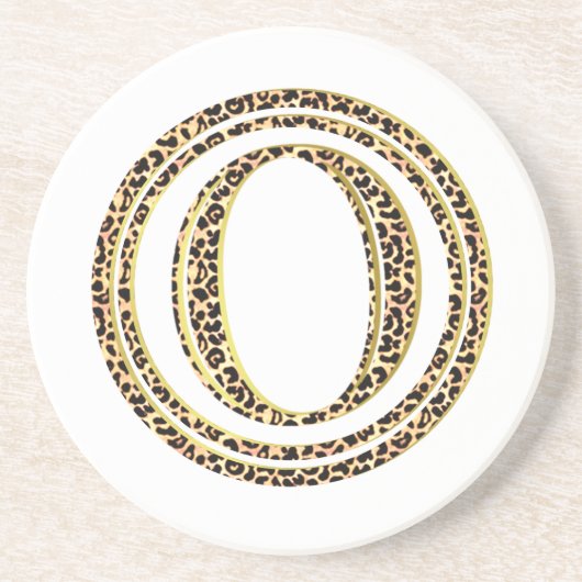 Dessous De Verre En Grès Leopard O (Devant)
