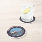DESSOUS DE VERRE EN GRÈS L'ÉPAVE DE L'EDMUND FITZGERALD (Côté)