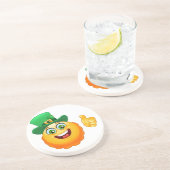 Dessous De Verre En Grès leprechaun emoji (Côté)