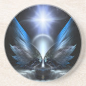 Dessous De Verre En Grès Les Ailes D'Anthropolis (Devant)