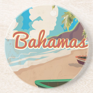 Dessous De Verre En Grès Les Bahamas