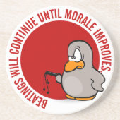 Dessous De Verre En Grès Les battements continueront jusqu'à ce que le (Devant)