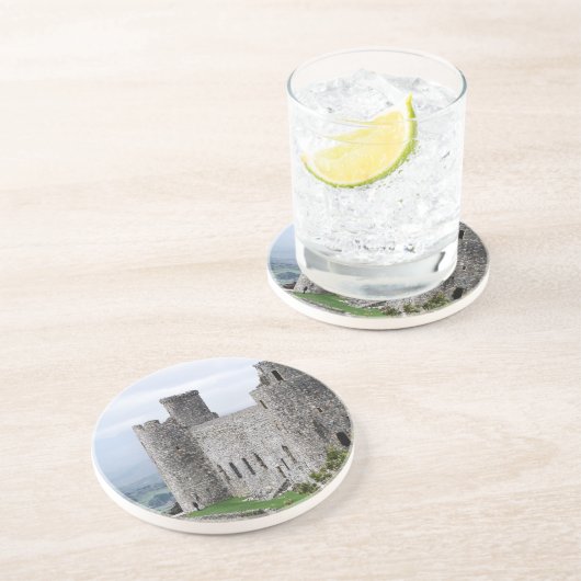 DESSOUS DE VERRE EN GRÈS LES CHÂTEAUX BIEN ÉQUIPÉS (Côté)