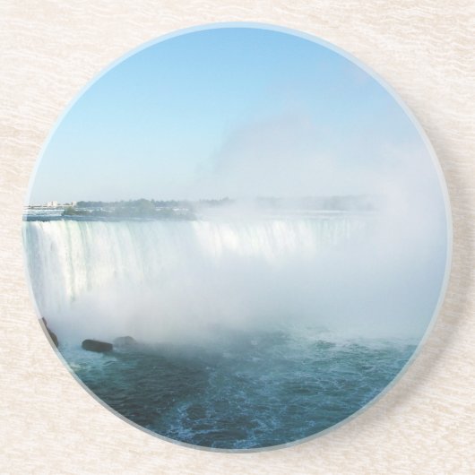 Dessous De Verre En Grès Les chutes du Niagara. (Devant)