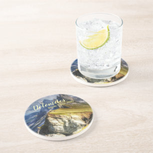 Dessous De Verre En Grès Les Dolomites pittoresques du Tyrol du Sud Italie