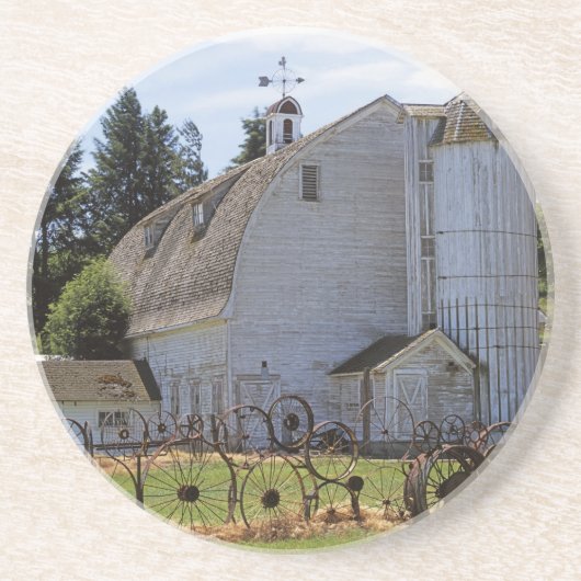 Dessous De Verre En Grès Les Etats-Unis, Washington, pullman, grange (Devant)