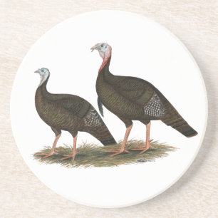 Dessous De Verre En Grès Les Jeunes Filles de Turkeys