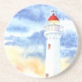 Dessous De Verre En Grès Les monts du phare nautique (Devant)
