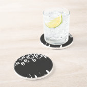 Dessous De Verre En Grès les personnes d'anonyme (Côté)