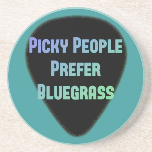 Dessous De Verre En Grès Les personnes difficiles préfèrent le Bluegrass (Devant)