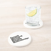 Dessous De Verre En Grès Les projets (Côté)