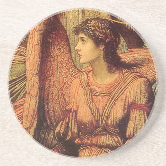 Dessous De Verre En Grès Les remparts de la maison de Dieu par Strudwick (Devant)