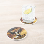 Dessous De Verre En Grès "Les rythmes de la victoire" (Côté)