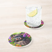 Dessous De Verre En Grès Les Terriers écossais gouvernent ! (Côté)