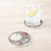 Dessous De Verre En Grès Les trésors marins (Côté)