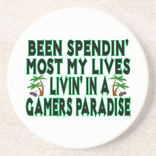 Dessous De Verre En Grès Les vies de dépense dans le paradis de Gamers