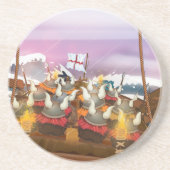 Dessous De Verre En Grès Les Vikings (Devant)