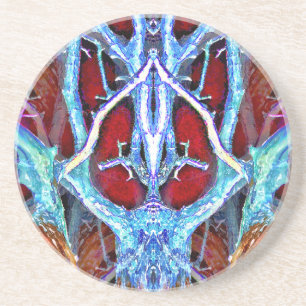 DESSOUS DE VERRE EN GRÈS L'ESPRIT DANS L'ARBRE