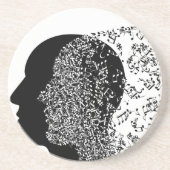 Dessous De Verre En Grès L'esprit de la musique (Devant)