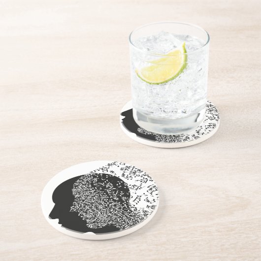 Dessous De Verre En Grès L'esprit de la musique (Côté)