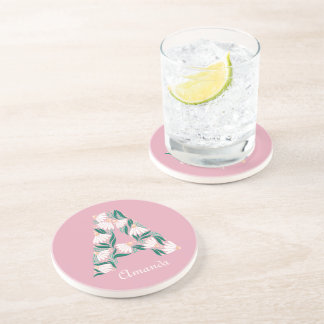 Dessous De Verre En Grès Lettre customisée une étoile
