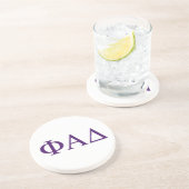 Dessous De Verre En Grès Lettres grecques Phi Alpha Delta (Côté)