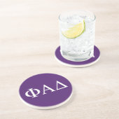 Dessous De Verre En Grès Lettres grecques Phi Alpha Delta (Côté)