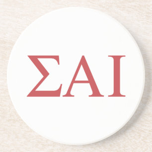 Dessous De Verre En Grès Lettres grecques Sigma Alpha Iota