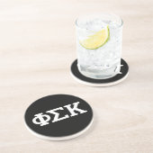 Dessous De Verre En Grès Lettres Phi Sigma Kappa (Côté)