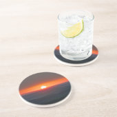 Dessous De Verre En Grès Lever de soleil en Dordogne (Côté)