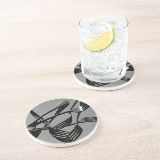 Dessous De Verre En Grès Levitation de la fourche (Côté)