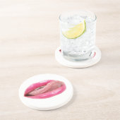 Dessous De Verre En Grès Lèvres femelles (Côté)