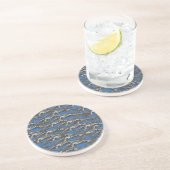 Dessous De Verre En Grès Lévrier Borzoï sautant (Côté)