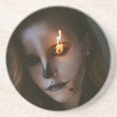 Dessous De Verre En Grès L'Halloween Sandstone Coaster maléfique (Devant)