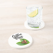 Dessous De Verre En Grès L'heure du café (Côté)