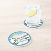 Dessous De Verre En Grès L'Himalaya (Côté)