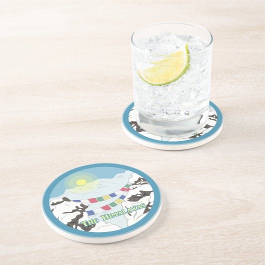 Dessous De Verre En Grès L'Himalaya (Côté)