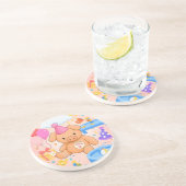 Dessous De Verre En Grès L'histoire de Hamhock's Pink Splashtastic! (Côté)