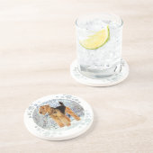 Dessous De Verre En Grès L'hiver (Côté)