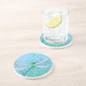 Dessous De Verre En Grès libellule (Côté)
