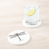 Dessous De Verre En Grès libellule (Côté)