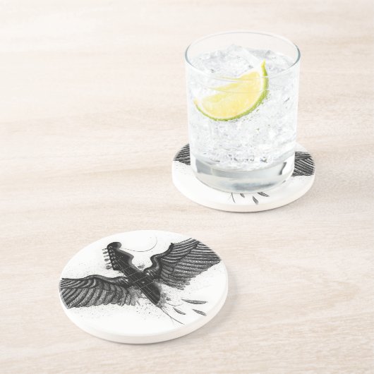 Dessous De Verre En Grès Liberté musicale (Côté)