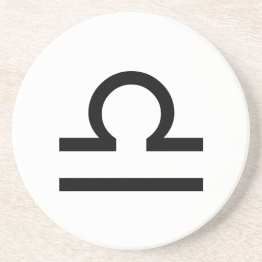 Dessous De Verre En Grès Libra (Devant)