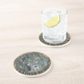 Dessous De Verre En Grès L'identification plutôt chasse le chasseur drôle (Côté)