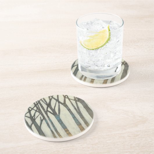 Dessous De Verre En Grès Ligne I (Côté)