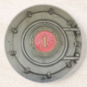 Dessous De Verre En Grès Lima Locomotive 1906 (Devant)