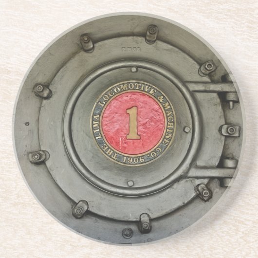 Dessous De Verre En Grès Lima Locomotive 1906 (Devant)