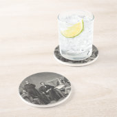 Dessous De Verre En Grès Lincoln Lecture de la proclamation d'émancipation (Côté)
